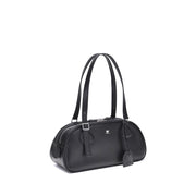 Courrèges Black Calf Leather Bos Taurus Shoulder Bag