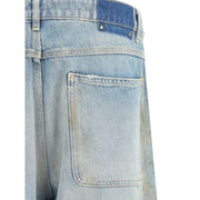 Golden Goose Light Blue Cotton Jeans Denim