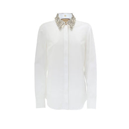 Gucci White Cotton Dress Shirt