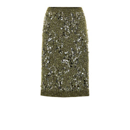 Gucci Green Viscose Mini Skirt