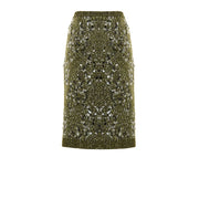Gucci Green Viscose Mini Skirt