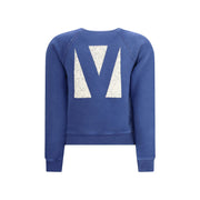 Valentino Blue Cotton Sweatshirt