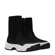 Kenzo Black Leather Ankle Boots