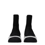 Kenzo Black Leather Ankle Boots