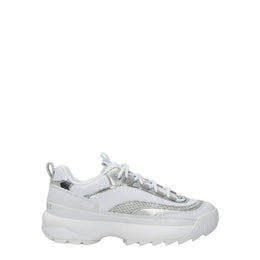 Guess White Polyethylene Chunky Sneakers