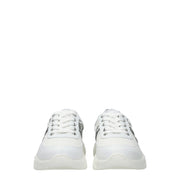 Love Moschino White Fabric Chunky Sneakers