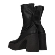 Stella McCartney Black Leather Ankle Boots