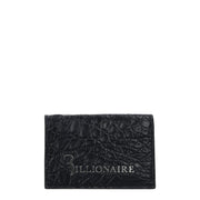 Billionaire Italian Couture Blue Crocodile Cardholder