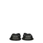 Kenzo Black Leather Slippers
