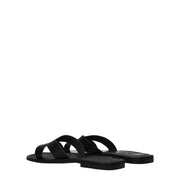 Kenzo Black Leather Slippers