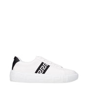 Versace White Leather Sneakers