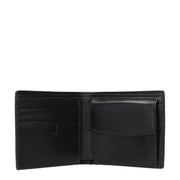 Testoni Black Leather Wallet