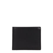 Testoni Black Leather Wallet
