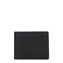 Testoni Black Leather Wallet