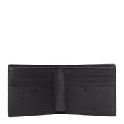 Testoni Black Leather Wallet