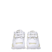 Maison Margiela White Leather Athletic Sneakers