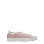 Car Shoe Pink Fabric Low Top Sneakers