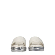 Alyx Gray Leather Slippers