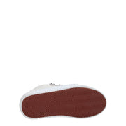 Marcelo Burlon Beige Leather Low Top Sneakers