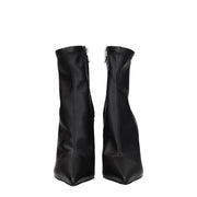 Dolce & Gabbana Black Leather Ankle Boots