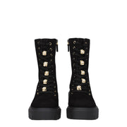 Stuart Weitzman Black Leather Ankle Boots