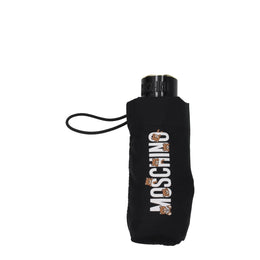 Moschino Black Polyester Umbrella