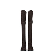 Stuart Weitzman Brown Leather Over The Knee