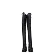 Stuart Weitzman Black Leather Over The Knee