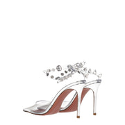 Amina Muaddi Transparent Pvc High Heel Pumps