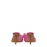Jacquemus Pink Leather Stiletto Heel Sandals