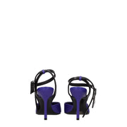 Off-White Purple Leather High Heel Pumps