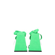 The Attico Transparent Leather Flat Sandals