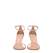 Lanvin Pink Leather Stiletto Heel Sandals