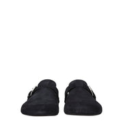 Isabel Marant Black Leather Slippers