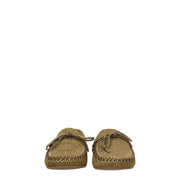 Isabel Marant Green Leather Slip-On Loafers