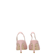 Stuart Weitzman Pink Leather Mid Heel Pumps