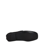Dolce & Gabbana Black Fabric Slip-On Loafers