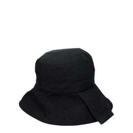 Jacquemus Black Cotton Bucket Hat