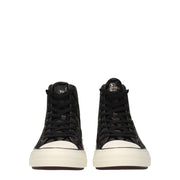 Valentino Garavani Brown Fabric High Top Sneakers