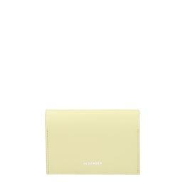Jil Sander Yellow Leather Cardholder