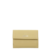 Jil Sander Yellow Leather Wallet