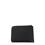 Palm Angels Black Leather Cardholder