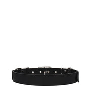 Moschino Black Leather Belt