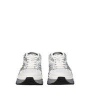Valentino Garavani White Fabric Athletic Sneakers