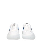 Versace White Leather Low Top Sneakers