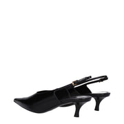Givenchy Black Leather Mid Heel Pumps