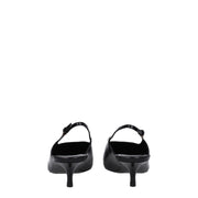 Givenchy Black Leather Mid Heel Pumps