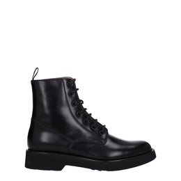 Church's Black Leather Ankle Boots