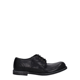 Dolce & Gabbana Black Leather Oxfords And Derbies