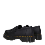 Dr. Martens Black Leather Slip-On Loafers